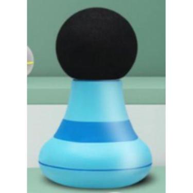 Imagem de Mini massageador elétrico usb recarregável - bazar do saara, AZUL