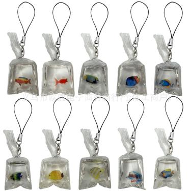 Imagem de Chaveiro Tropical Fish Resin Saco transparente