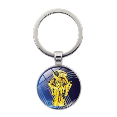 Imagem de Chaveiro Golden Saint Seiya Aries com pingente Time Gem