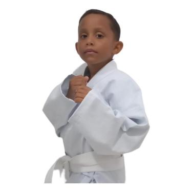 Imagem de Kimono Karate Infantil/Kids Reforçado + Faixa-Unissex