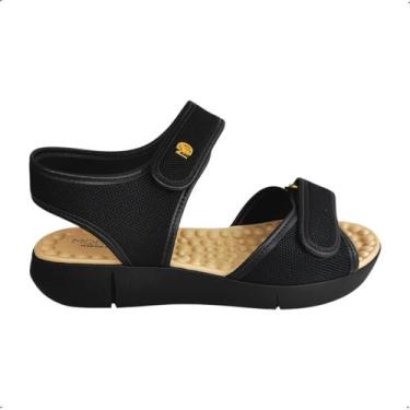 Imagem de Papete anatomica Modare Com ajustes anabela conforto 7142, 38, Preto