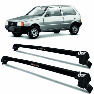 Imagem de Rack Teto Aluminio Prime Fiat Uno 2pts 84/ 95  Preto PR112