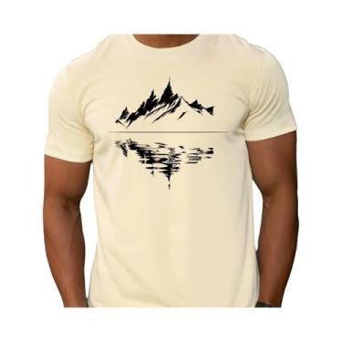 Imagem de Camiseta Masculina plus Size De Verão Em Algodão Casual Com Gola Redon