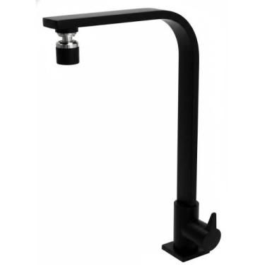 Imagem de Torneira de Mesa p/Cozinha Bica Móvel Vite Black DN15 Romar - ROMAR ME