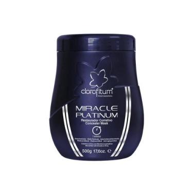 Imagem de Máscara Restauradora Miracle Platinum 500g Matizadora Efeito Loiro Per