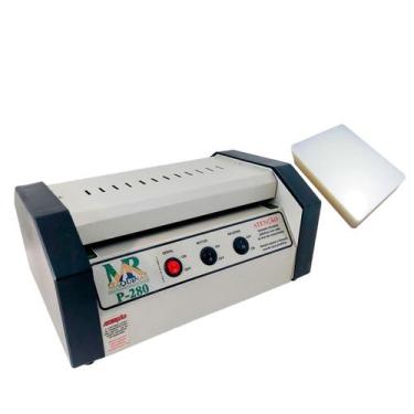 Imagem de Kit Plastificadora P280 até Oficio e Polaseal A4 100un 110V - MR Maqui