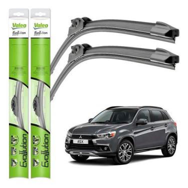 Imagem de Par Palheta Original Valeo Limpador Parabrisa Encaixe Gancho Mitsubish