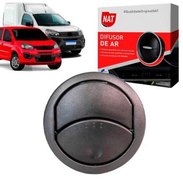 Imagem de Difusor Saida De Ar Fiat Uno Vivace 2010 Até 2014 E Fiorino 2014 Até 2