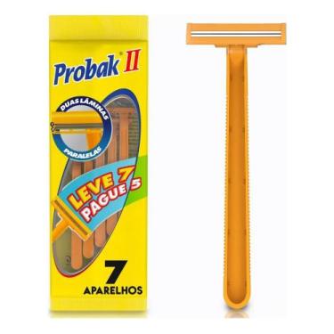Imagem de Aparelho de Barbear Descartável Probak II com Dupla Lâminas, - Congrat