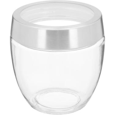 Imagem de KIT 2 POTES MANTIMENTOS COM TAMPA DE VIDRO 500ml 12x12x12cm