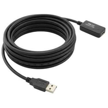 Imagem de Extensor USB 2.0 Ativo com Repetidor A Macho X A Fêmea de 10 Metros - 
