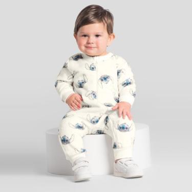 Imagem de Macacão bebê unissex peluciado do Stitch Brandili Baby