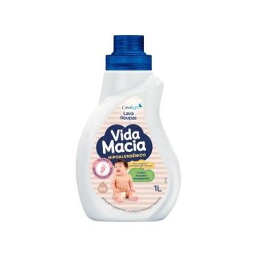 Imagem de Vida macia lava-roupas liquido glicerina & algodao 1l