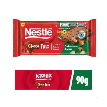 Imagem de Chocolate Choco Trio Com Recheio De Avelã Nestlé 90g