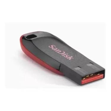 Imagem de Pendrive Sandisk 64gb Cruzer Blade Original Lacrado Musica P64gb