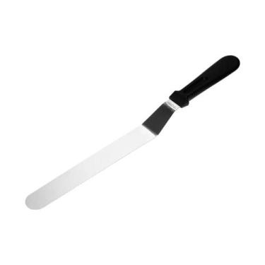 Imagem de Espatula de Confeiteiro Inox Curvada Alisar Massas 25cm Weck