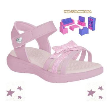 Imagem de Sandália Infantil Kidy Mini Sala Brinquedo Meninas Crianças