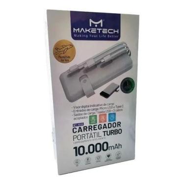 Imagem de Carregador Portatil Power Bank 10.000mah Bt-1020 Maketech