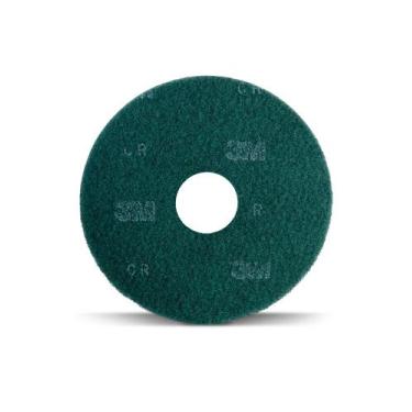 Imagem de kit 20 Discos Limpadores Verde  300/350mm Enceradeira Scotch-brite 3m