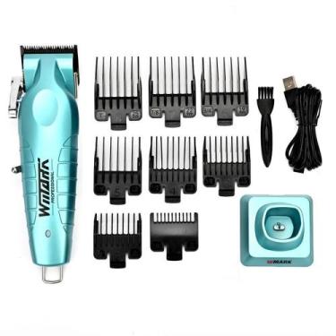 Imagem de Maquina Wmark Corte Cabelo NG 133 Profissional Azul