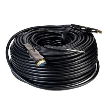Imagem de Cabo 2 em 1 HDMI 2.0, 4K, Fibra Óptica - Ponta Desmontável - CIRILO CA