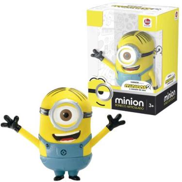 Imagem de Boneco Infantil Minions Articulado Em Vinil Kevin Bob Stuart Filme Meu