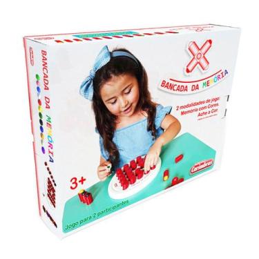 Imagem de Bancada de Memória Brinquedo Educativo e Pedagógico em MDF - Carimbras