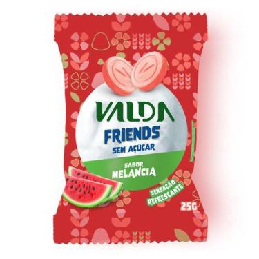 Imagem de Pastilhas Valda Friends Sabor Melancia Sem Açúcar Sensação Refrescante