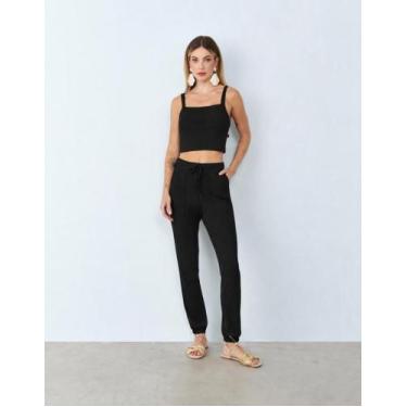 Imagem de KO 6030 CONJUNTO RIBANA FEMININO Cor:PretoTamanho:GG, Preto, GG
