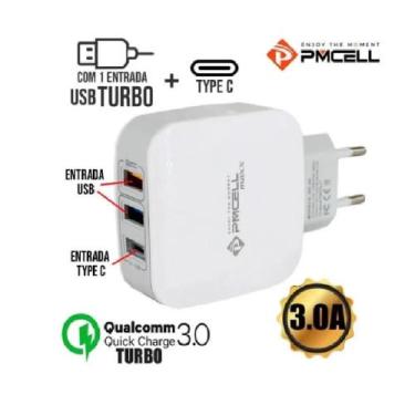 Imagem de Carregador Fonte Usb Maxx HC-44 Turbo Type-C Qualcomm 3.0 - Pmcell
