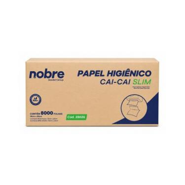 Imagem de Papel higienico cai cai c/8000fls. 9,6x20,5cm (caixa/celulose virgem/f