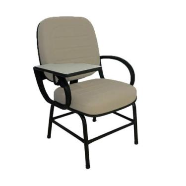 Imagem de Cadeira para Obesos Até 140 Kg Universitária Plus Size Cinza - Design 