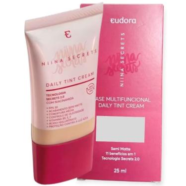 Imagem de Base Líquida Daily Tint Cream Niina Secrets FPS 30 Cobertura Média Cor 0 25ML Eudora