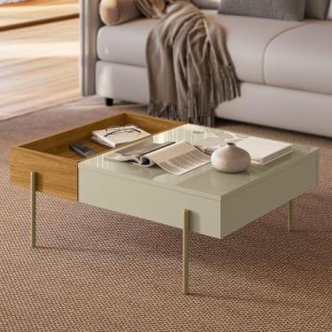 Imagem de Mesa de Centro Leme Cumaru/Opala - VRK COMERCIO ON-LINE - MADETEC
