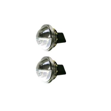 Imagem de Luz utilitária Peterson 298C LED cromada branca de encaixe, 2 unidades