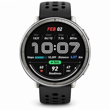Imagem de Smartwatch_Amazfit_Active 2 Preto GPS, integrado Tela AMOLED