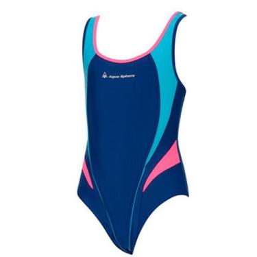 Imagem de Maiô de Natação Infantil Aquasphere Elena  Tecido AquaFirst Resistente