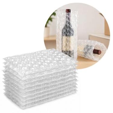 Imagem de Plástico Bolha Almofada De Ar Cheio Colmeia 32cmx24cm 40 Unidades Pron