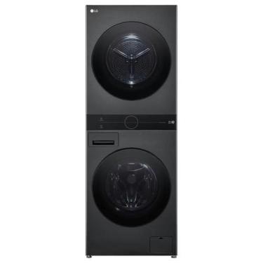 Imagem de Lava e Seca LG Torre WashTower 14kg Preta Inox, 220V