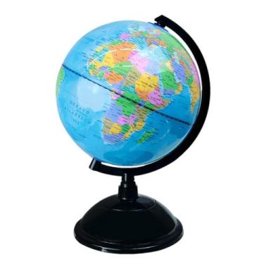 Imagem de Globo Terrestre Escolar Giratório Político Mapa Mundi Mesa - IMPORIENT