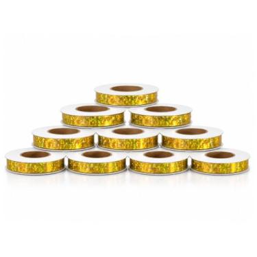 Imagem de Kit 10 Fitas Metaloide 10mm x 50 metros - Lantecor Escolha a Cor COR:D