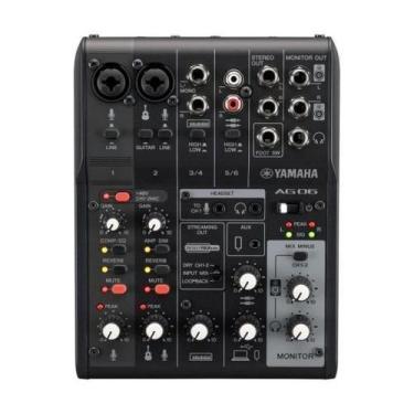 Imagem de Mesa De Som Yamaha AG06MK2 Preto