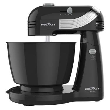 Imagem de Batedeira Convencional Britânia BBT350 4,3L 350W 4 Velocidades Preto 220V