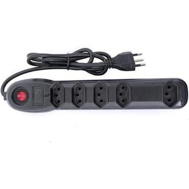 Imagem de Filtro De Linha 5 Tom Bivolt 1,0M 250V Preto Megatron