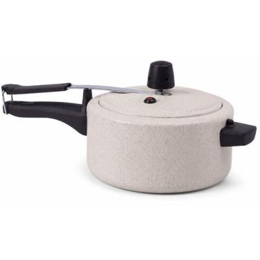 Imagem de Panela De Pressão Ceramic Life Vapt 20cm 3,0l Vanilla Brinox