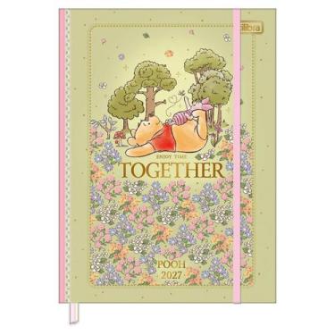 Imagem de Agenda costurada 2027 M7 Pooh 176 folhas Tilibra Cor:Together, Togethe