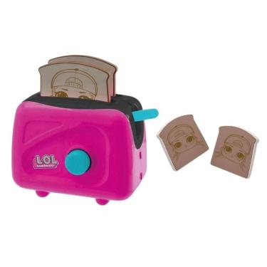 Imagem de Torradeira de Brinquedo LOL Surprise da Chef com Alavanca e 2 Torradas de Faz de Conta Candide
