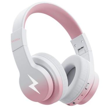 Imagem de Fones de ouvido seenda JCH-01 Bluetooth Rosa e Branco