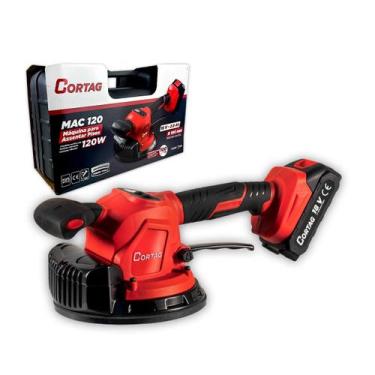 Imagem de Máquina Assentar Piso CORTAG MAC 120 18V 120W Brushless Ventosa 100Kg 