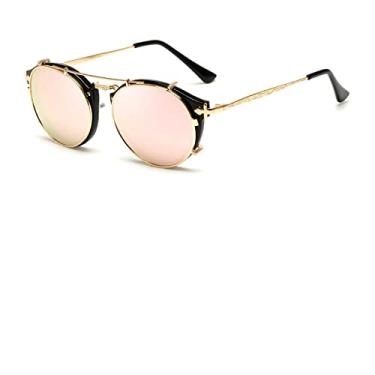 Imagem de Sunglasses Men Removable Round Glasses Steampunk Women Carve Design Sunglass,3,China